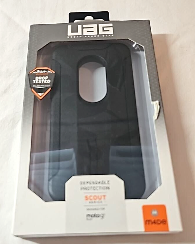 Uag Urban Armor Gear Scout Series Case for Motorola Moto G7 Play Black XT1952