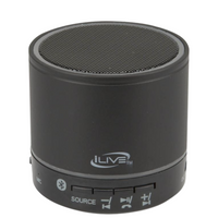 iLive ISB07B Bluetooth Portable Speaker LED Light Effects Aux USB Micro SD FM