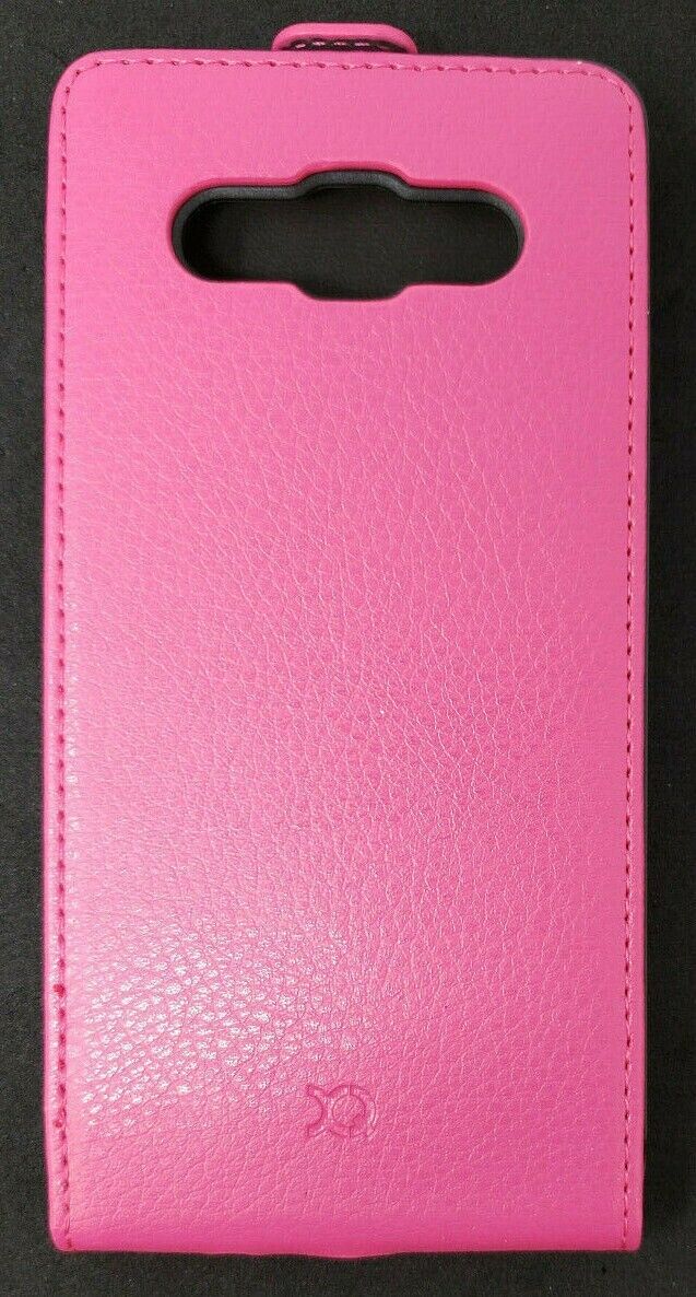 Pink Xqisit Flip Cover For Samsung Galaxy A5 Protective Book Case Original