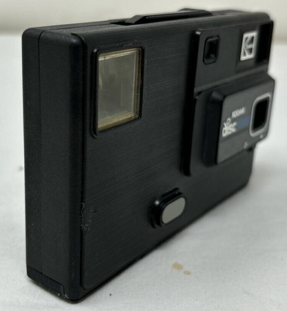 Kodak Disc 3000 Disc Film Format Retro Camera Vintage 58° Angle of View Black