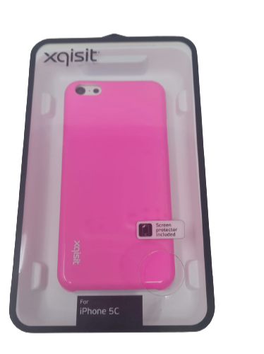 Xqisit Back Case for Apple iPhone 5C Hard Protective Cover Fucsia Pink