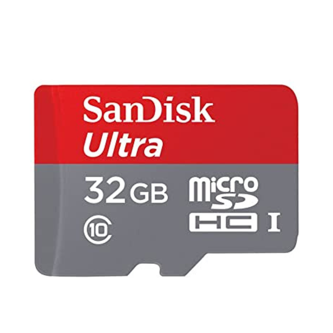 SanDisk Ultra Plus Micro SDHC Memory Card 32GB Class 10 and Adapter Original