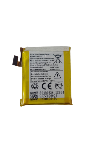 Battery TLp007A1 for Verizon Alcatel Palm PVG100 770mAh 4.4V Replacement OEM