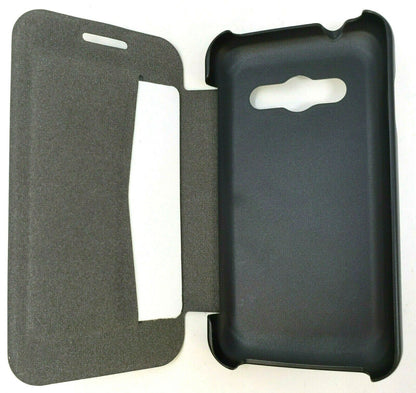 Xqisit Folio Case Rana For Samsung Galaxy Ace 4 Book Wallet Cover Black OEM