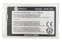 Battery For UTStarcom Audivox BTR-708 Original Replacement 3.7V 650mAh