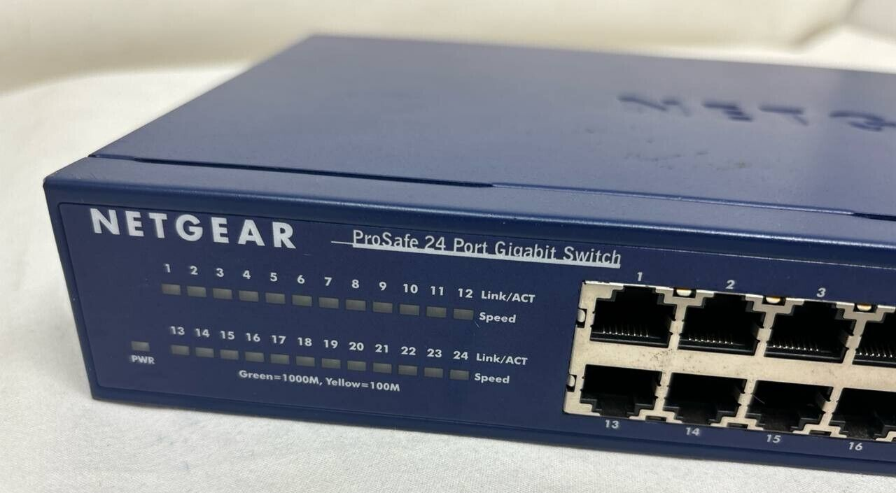 Netgear JGS524v2 24 Port Gigabit Ethernet Unmanaged Switch Reliable Networking