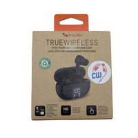Helix True Wireless Touch controls Water Resistant HD Audio Sport Buds Mic Black