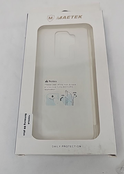 Maetek Clear Case Transparent Cover for Samsung Galaxy S9 + Plus SM-G965