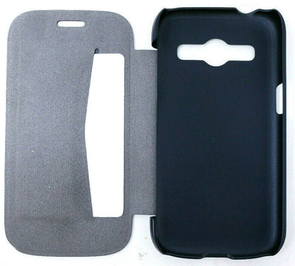 Xqisit Black Cover Folio Rana for Samsung Galaxy ACE 4 & ACE Style LTE Case