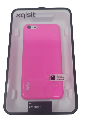 Xqisit Back Case for Apple iPhone 5C Hard Protective Cover Fucsia Pink