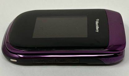 Blackberry Style 9670 Sprint Smartphone Rare Flip Phone QWERTY 5MP Purple READ