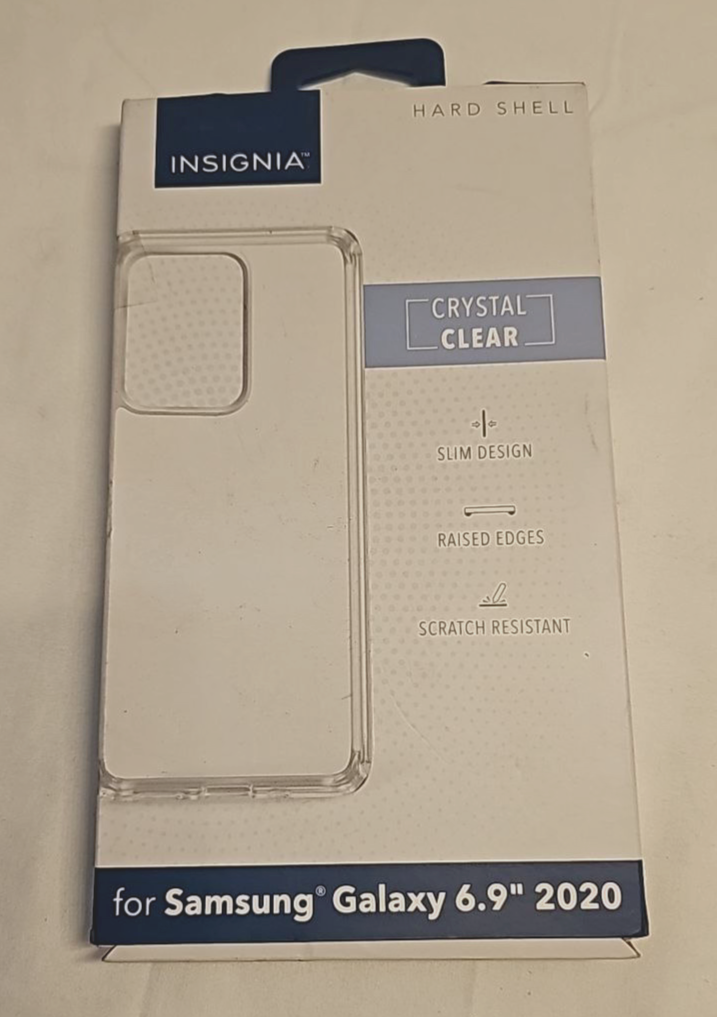 Insignia Hard Shell Crystal Clear for Samsung Galaxy S20 Ultra 5G 6.9" SM-G988