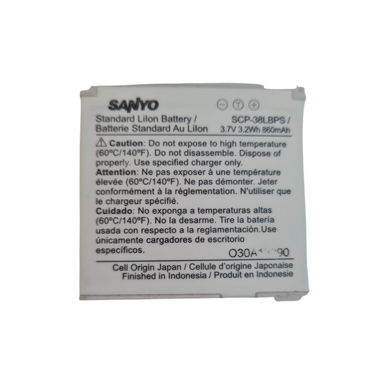 Battery SCP-38LBPS For Sanyo 6780 SCP6780 Innuendo 3.7V 860mAh Original