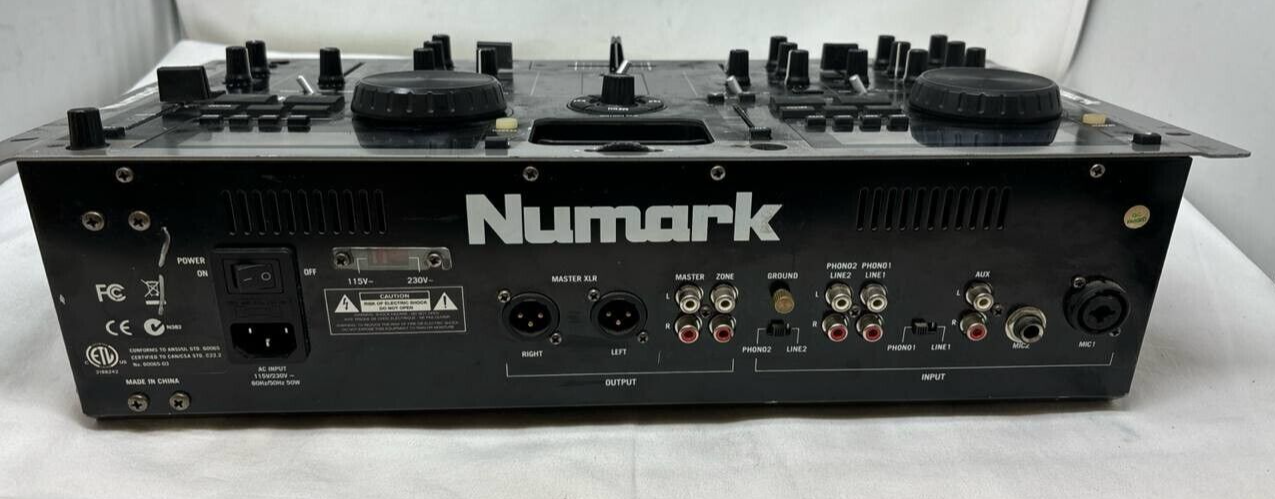 Numark iCDMIX2 Dual 2 Channel System CD iPod DJ Controller with Integrated Mixer