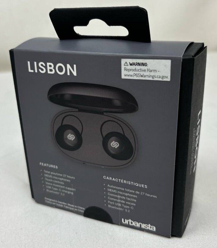 Urbanista Lisbon True Wireless Earbuds Bluetooth Small Earphones In Ear Portable