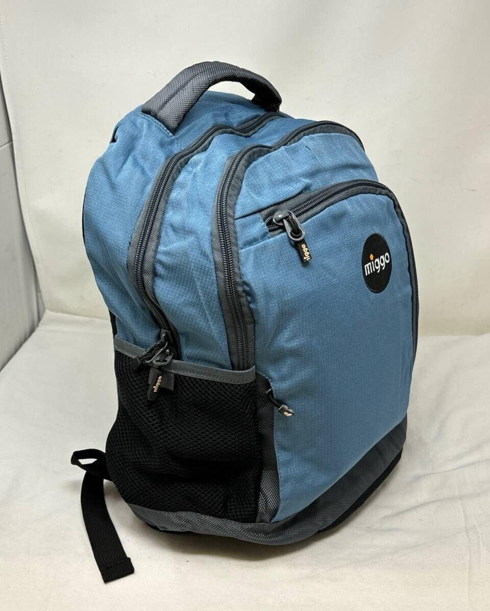 Miggo Style Midtown Genius Backpack Macbook Laptop 15 in Tablet 10 in Blue Stron