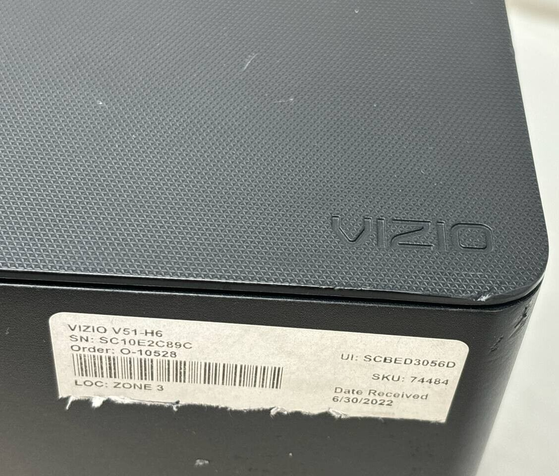 Vizio Wireless Subwoofer Only V51-H6 for 5.1 Home Theater Soundbar READ