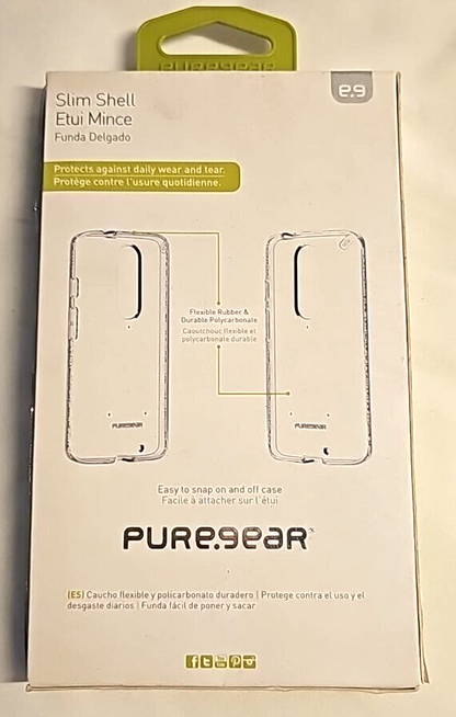 Puregear Slim Shell Clear Protective Case Motorola Droid Turbo 2 XT1585 Cover