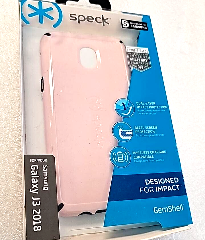 Speck Gemshell Impact Protection Case for Samsung Galaxy J3 2018 Cover Pink