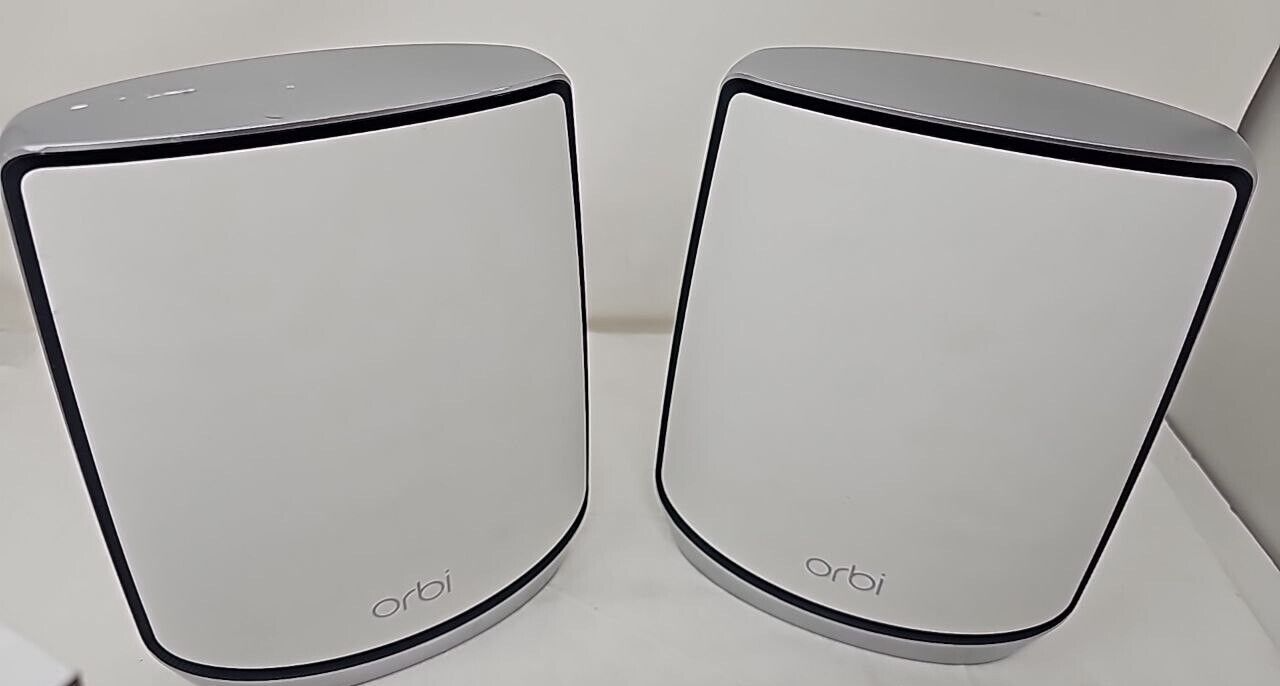 Netgear Orbi RBR850 WiFi 6 Router Satellite System Tri Band AX6000 Mesh READ