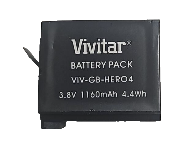 Vivitar VIV-GB-HERO4 Battery 1160mah for GoPro Hero 4 Camera 3.8V 4.4W OEM