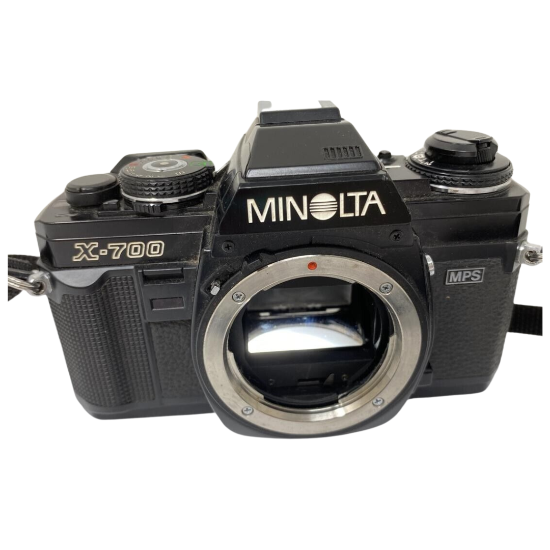 Genuine Minolta X-700 SLR Classic Film Camera 50mm with No Lens READ