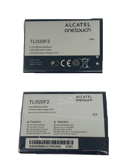 Battery TLi020F2 For Alcatel One Touch Fierce 2 7040N Pop C7 7041 7040 A574 A520