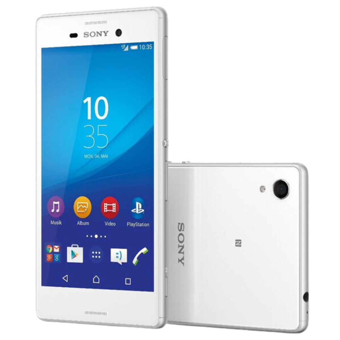 Sony Xperia M4 Aqua E2306 Android Unlocked Smartphone Cell Phone White READ