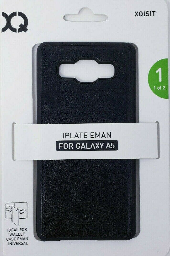 Xqisit iPlate Eman Slim Black Case For Samsung Galaxy A5 Protective Cover OEM