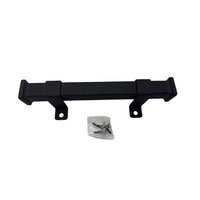 Everbilt 10 in Black Heavy Duty Door Pull with Rust Defender Durable Steel