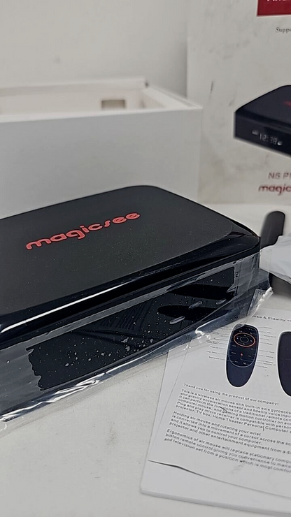 Magicsee N5 Plus Amlogic S905X3 Android 9.0 TV Box 4G Media Player Card Slot USB