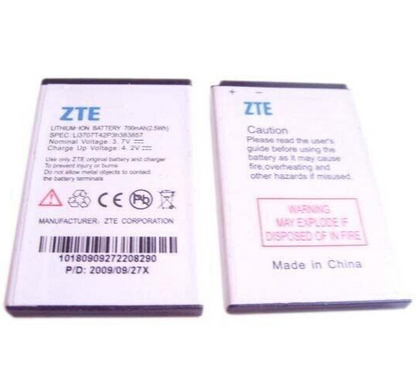 Battery Li3707T42P3h383857 700mAh 3.7V For ZTE A877 OEM Phone Replacement