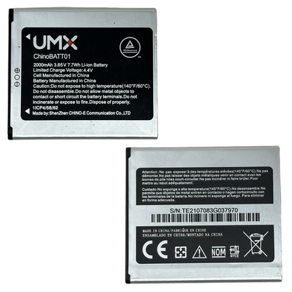 Battery ChinoBaTT01 For UMX Unimax U683CL U693CL 2000mAh 3.85V Replacement OEM