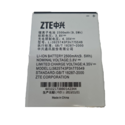 Battery Li3825T43P3h775549 Fits ZTE V987 U935 V967 N980 N919 N9101 N9810 OEM