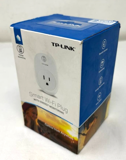 TP-LINK Kasa Smart Wi-Fi Plug with Energy Monitoring for Alexa Google Assistant