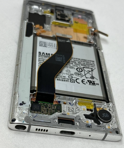 Frame Housing & Small Parts For Samsung Galaxy Note 10 Bad display Repair  READ