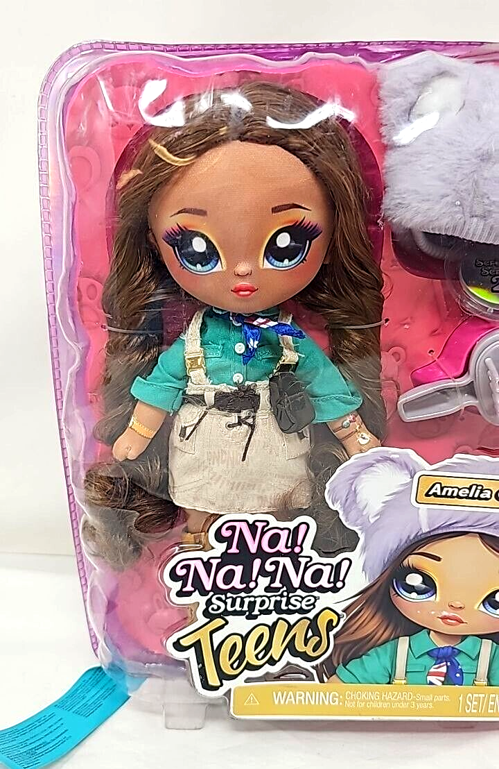 Na Na Na Surprise Teens 11" Fashion Doll Amelia Outback Soft Poseable Koala Hat