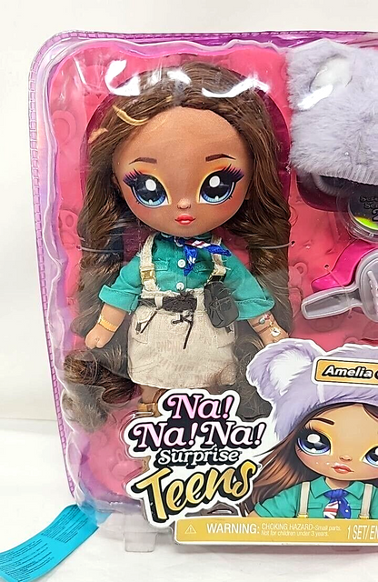 Na Na Na Surprise Teens 11" Fashion Doll Amelia Outback Soft Poseable Koala Hat