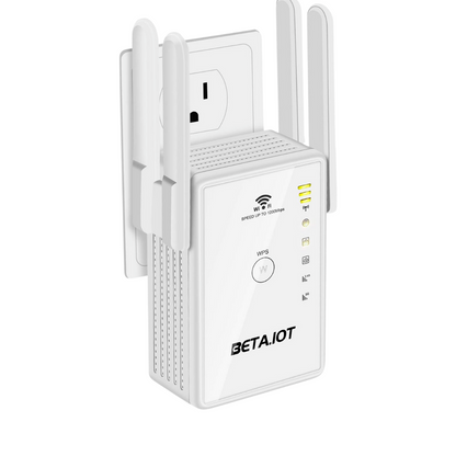 BETA.IOT Wireless WiFi Extender Repeater High Speed Dual Band AC1200 BoosterREAD