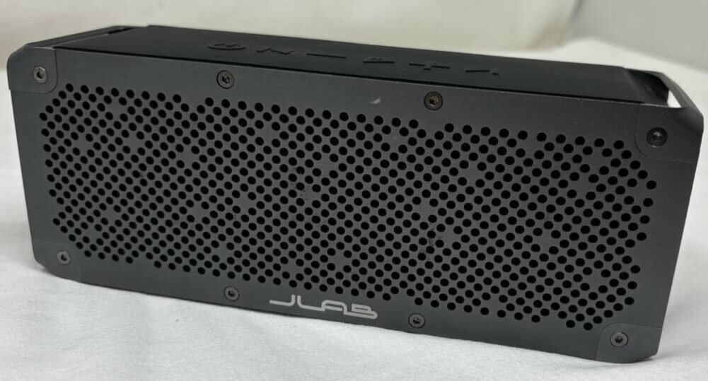 JLab Crasher XL Splashproof Portable Bluetooth Speaker Stereo Black Original