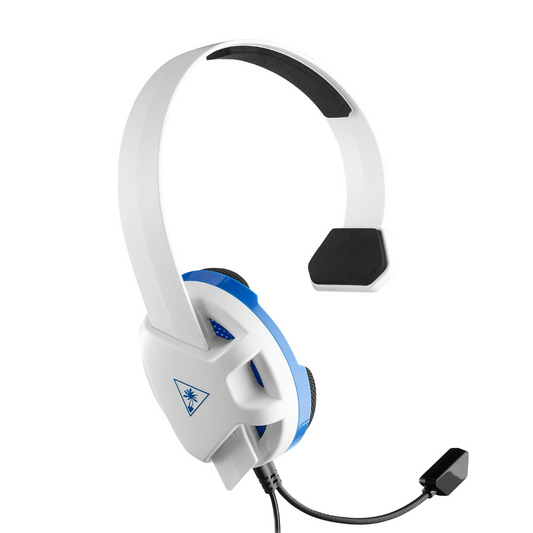 Turtle Beach Recon Chat Gaming Headset Mono Wired Headphone for Xbox One White