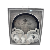 Shabby Chic Disco Wireless Headphones On-Ear Stereo Foldable Not working READ