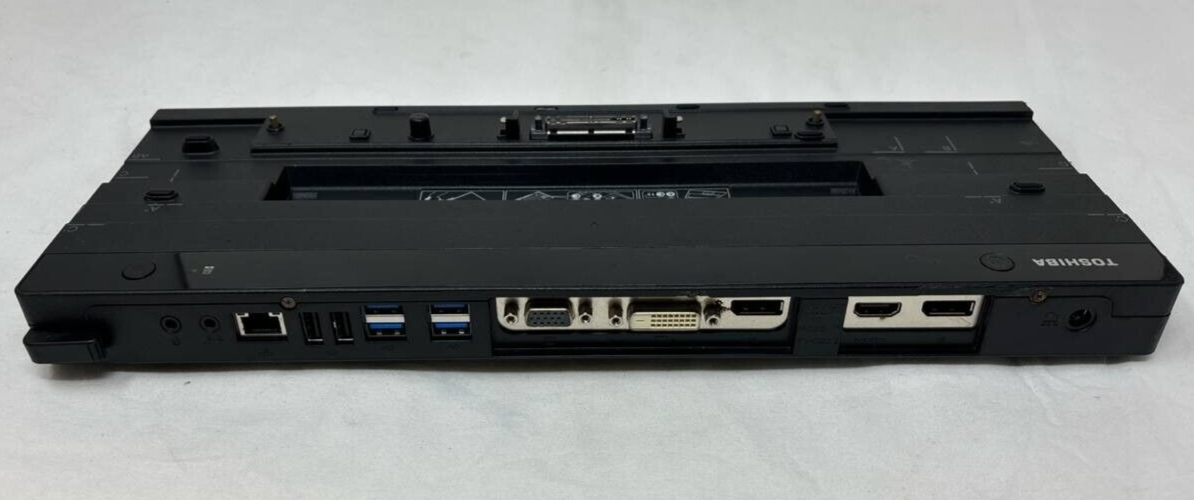 Toshiba Hi-Speed Port Replicator III 120W PA5116U-1PRP USB HDMI VGA 3 USB Ports