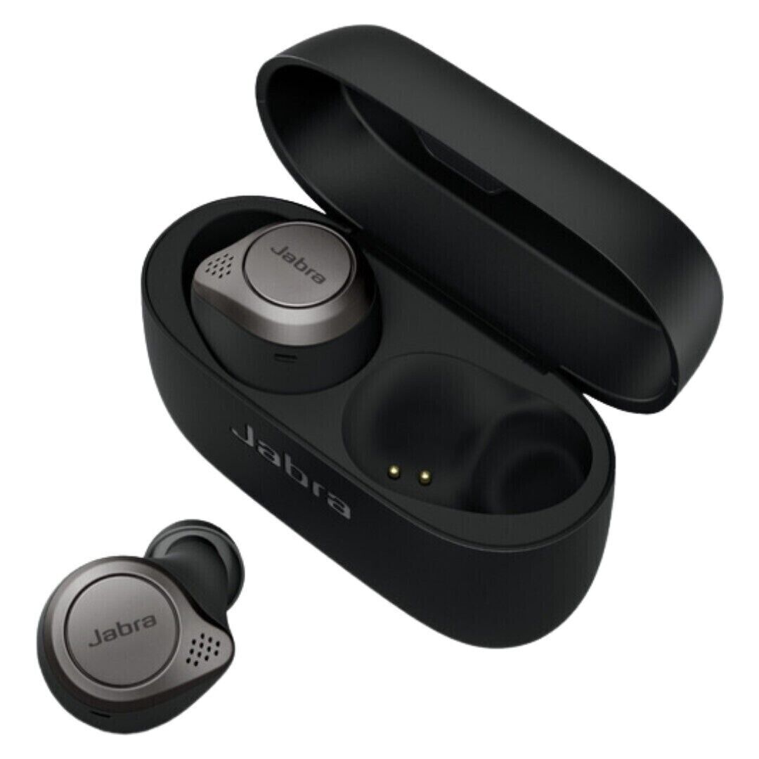 Jabra Elite 75t True Wireless Earbuds In Ear ANC Titanium NON working READ