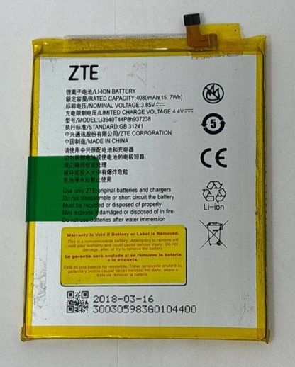 Battery LI3940T44P8H937238 For ZTE Blade Z Max V Ultra Z982 4080mAh 3.85V OEM