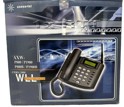 Axesstel AXW-P800 / 1900 Wireless Cordless Telephone Volume Control Screen READ