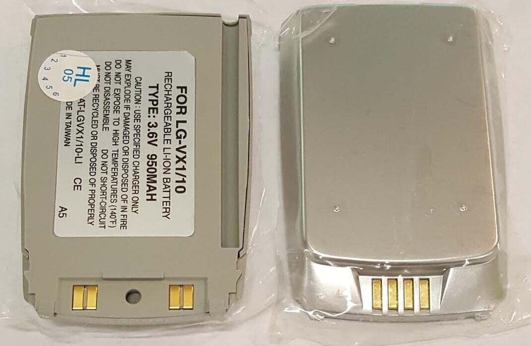 Battery LGLI-AATL For LG VX1 VX10 LG520 TM520 External Silver Extended ORIGINAL