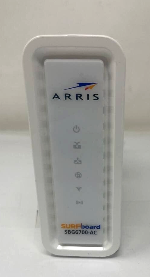 Arris SURFboard SBG6700AC Cable Modem WiFi AC1600 Router DOCSIS 3.0 White OEM