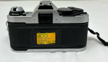 Canon AE-1 Film Camera 35mm Manual Focus SLR with 50mm 1:1.8 Lens Auto Exposure