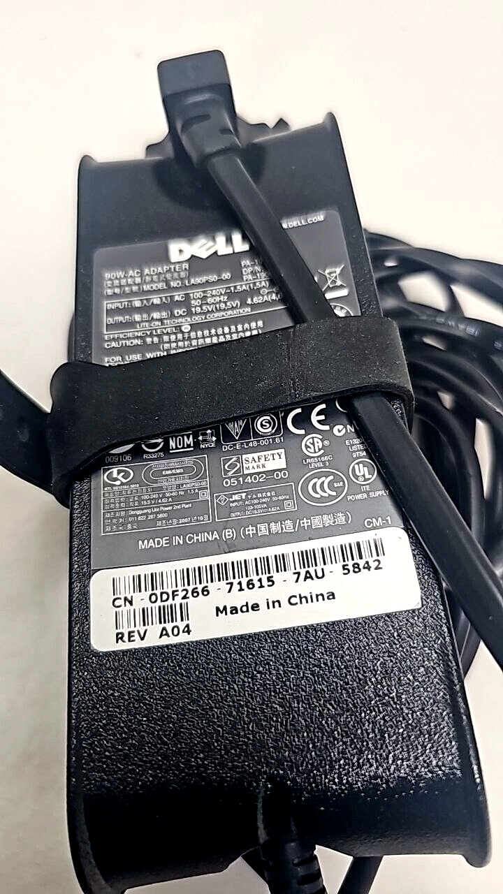 Dell 90W AC Adapter LA90PS0-00 for Inspiron 6000 Precision Latitude D400 E4300